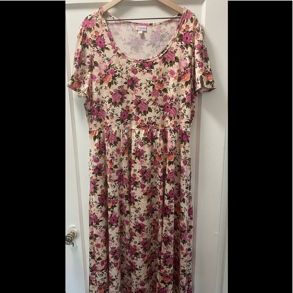 LuLaRoe Dresses & Skirts - LuLaRoe Riley maxi dress 3XL floral